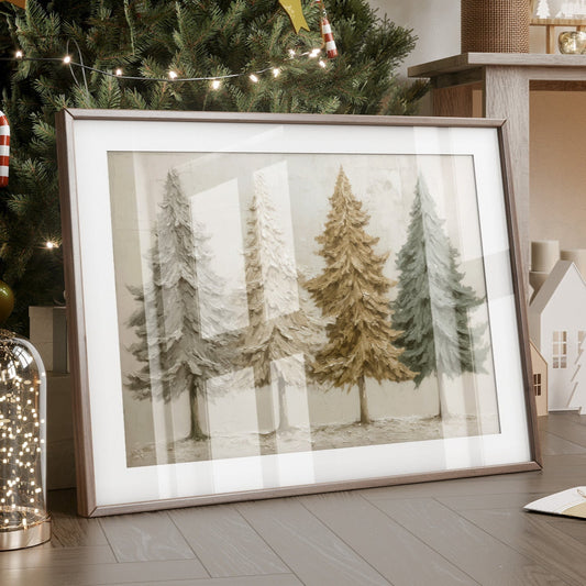 Winter Pines Share Gentle Secrets