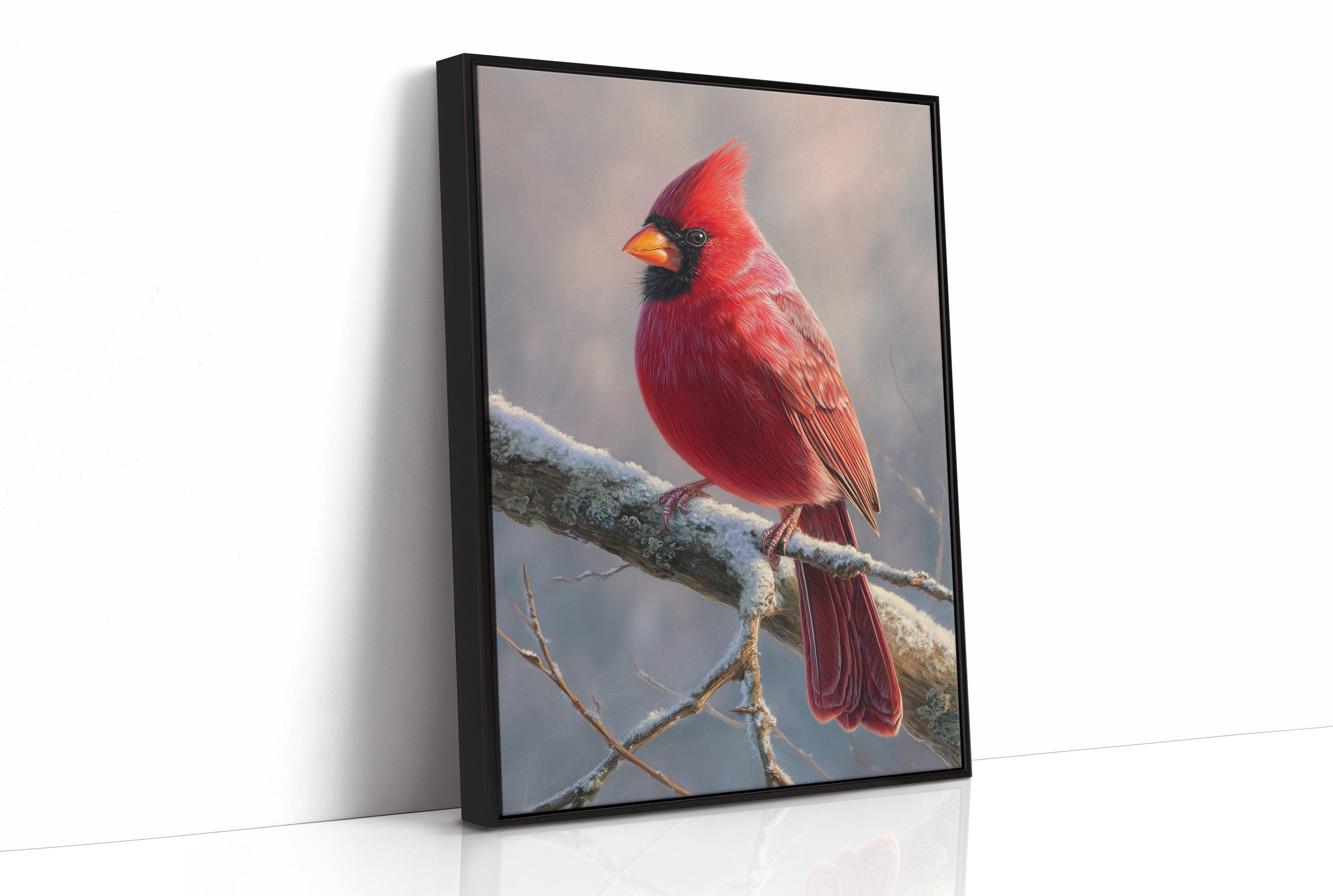 Winter's Scarlet Gift Brings Joy