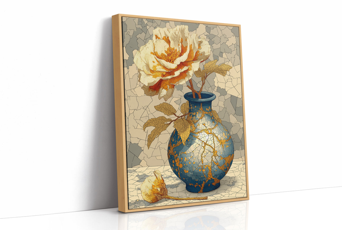Kintsugi and Peony Bloom