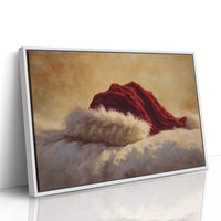 Crimson Velvet Meets Winter Light