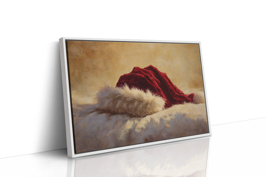 Crimson Velvet Meets Winter Light