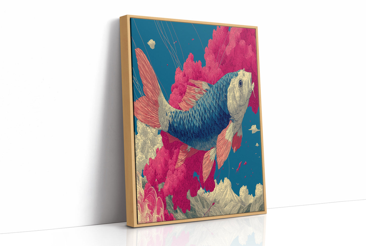 Koi Through the Coral Clouds