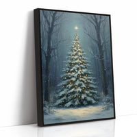 Silent Night Between Winter Trees