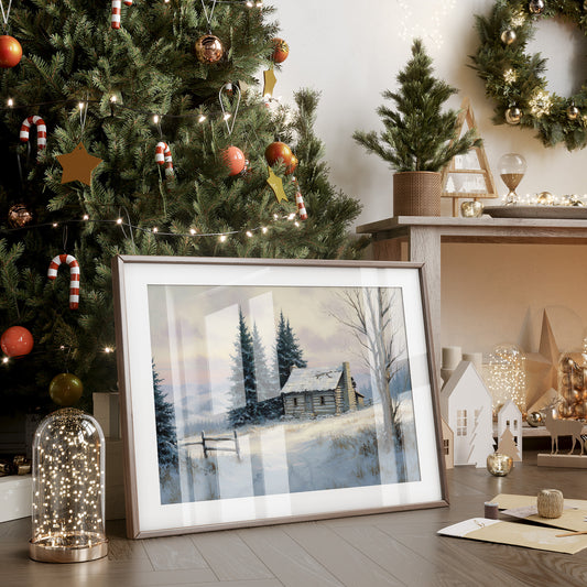 Snow Settles On Mountain Memories