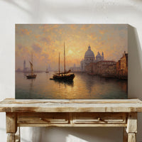 Venetian Sails Chase Golden Light