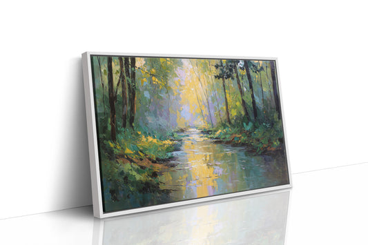 Sunlit Stream Carries Golden Dreams