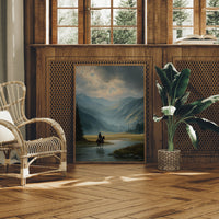 Crossing Waters Under Mountain Light