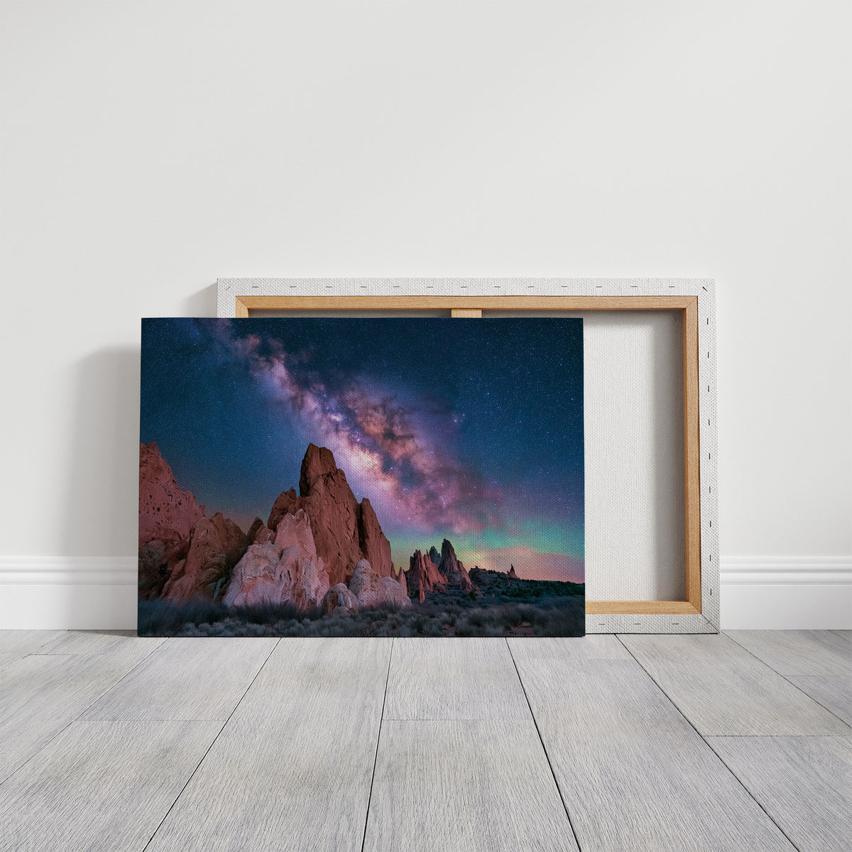 Milky Way Over Red Spires