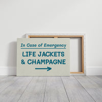 Life Jackets & Champagne, Teal