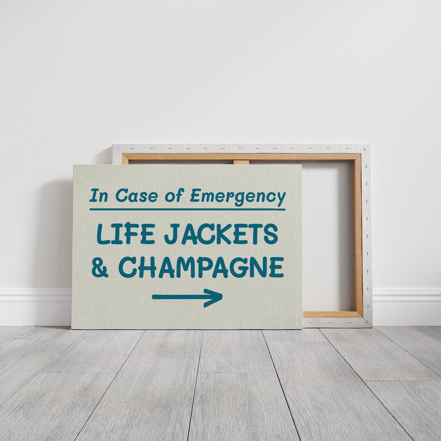Life Jackets & Champagne, Teal
