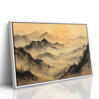 Mountains Rest In Golden Hour