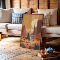 Lone Rider Chases Desert Gold