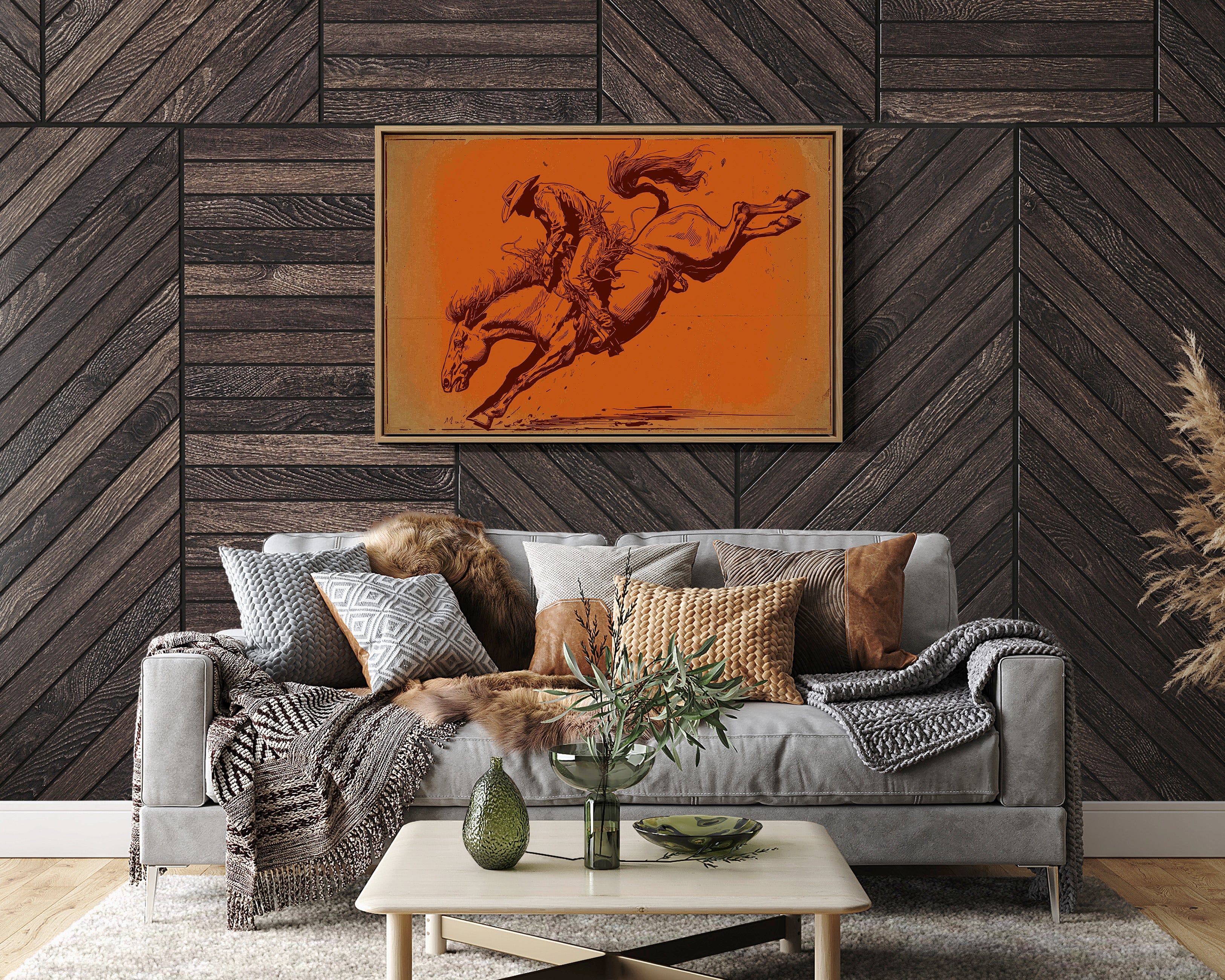 Wild Horses Chase Copper Sunsets