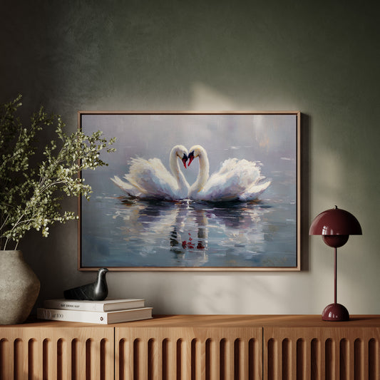 Hearts Entwined Upon Still Waters