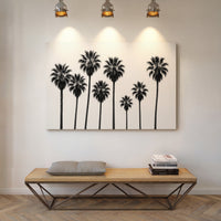 Seven Palms in Perfect Rhythm