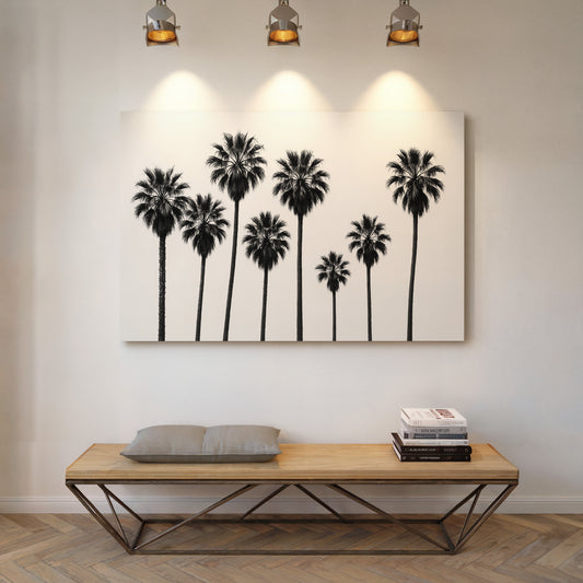 Seven Palms in Perfect Rhythm