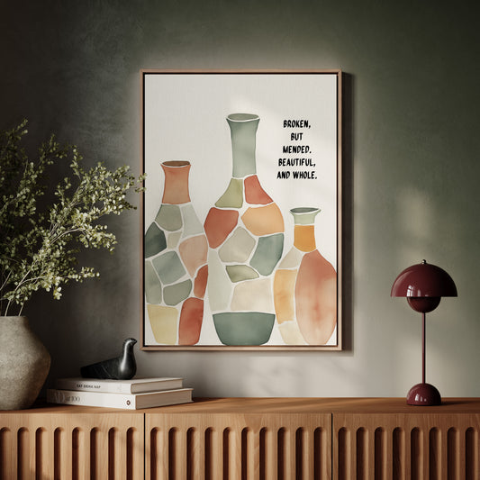 Broken But Mended Pottery Art