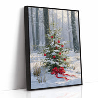 Winter Forest Holds Sacred Ornaments