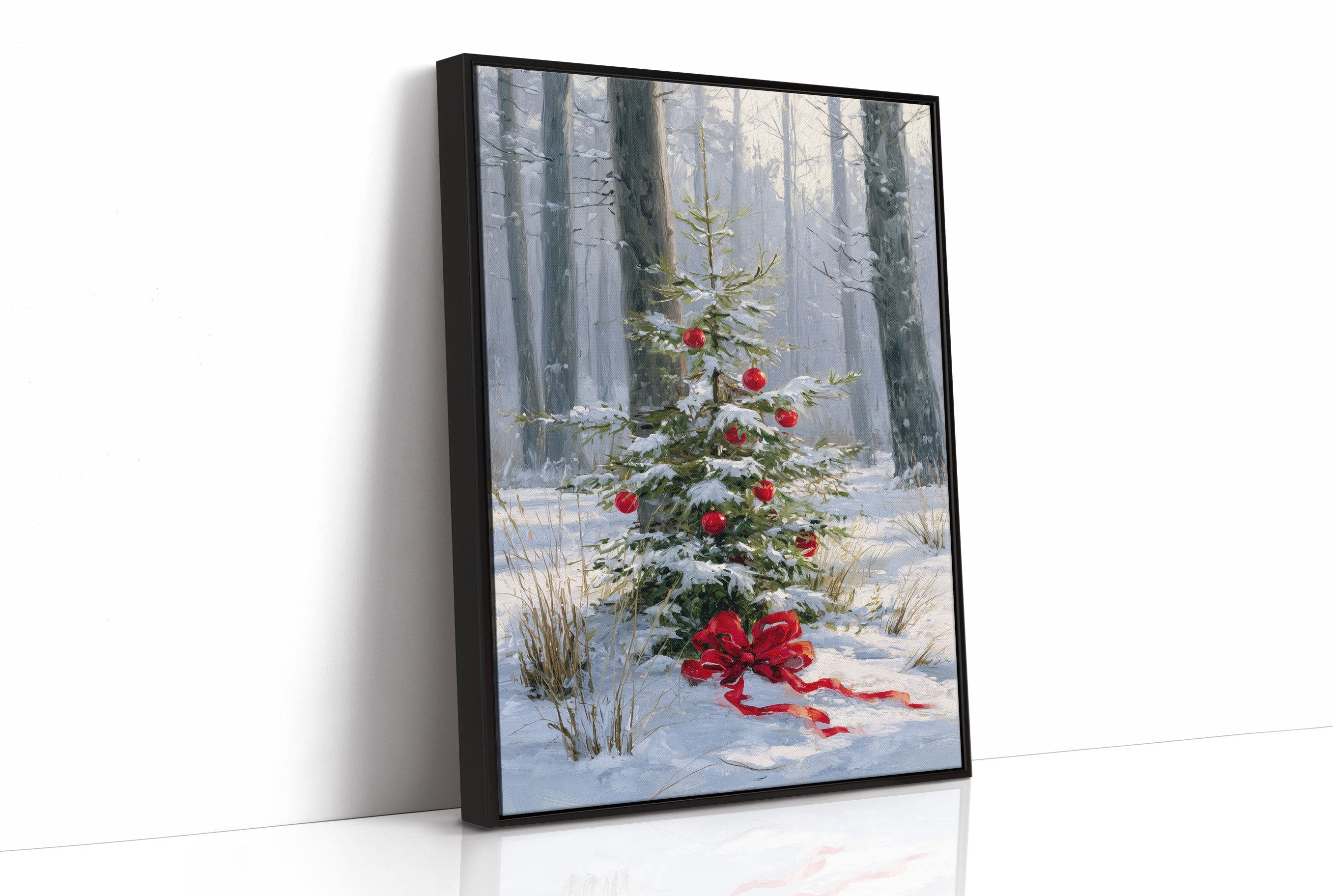Winter Forest Holds Sacred Ornaments