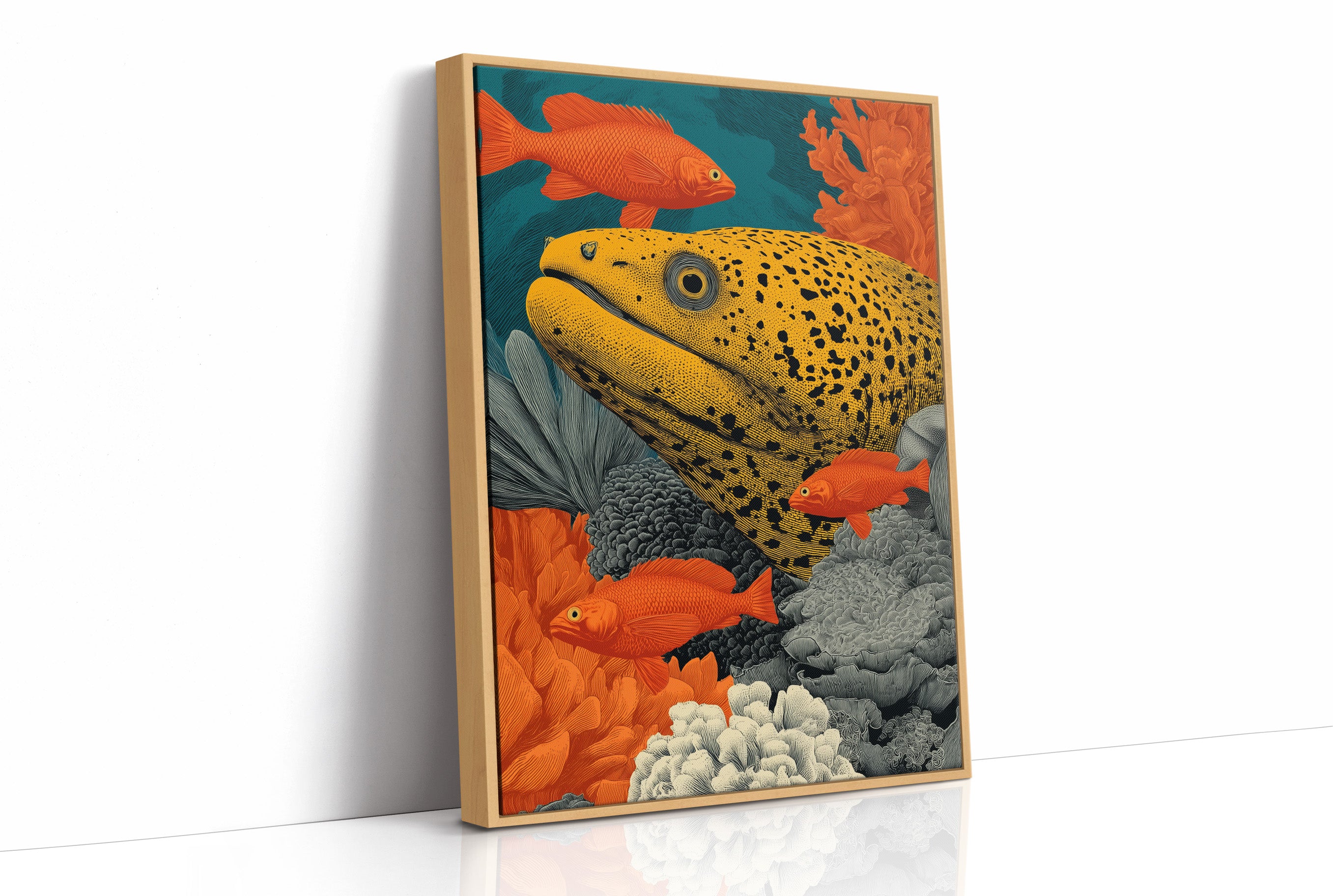 Moray Among the Reef
