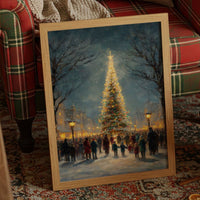 Winter Lights Draw The Village Together