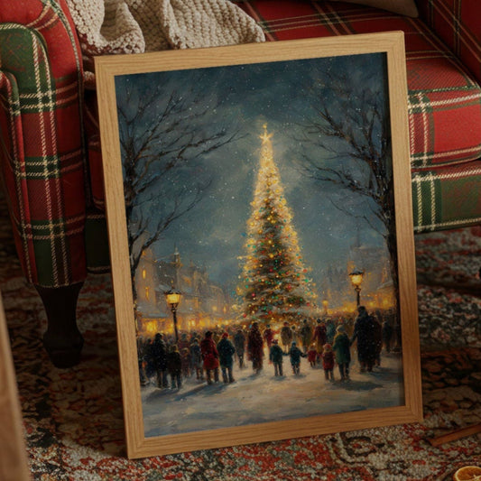 Winter Lights Draw The Village Together
