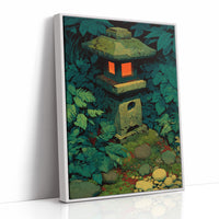 Stone Lantern in the Undergrowth