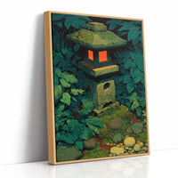Stone Lantern in the Undergrowth