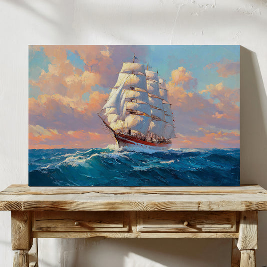 Sunset Sails Chase Ocean Dreams