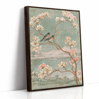 Songbirds in Magnolia Chinoiserie