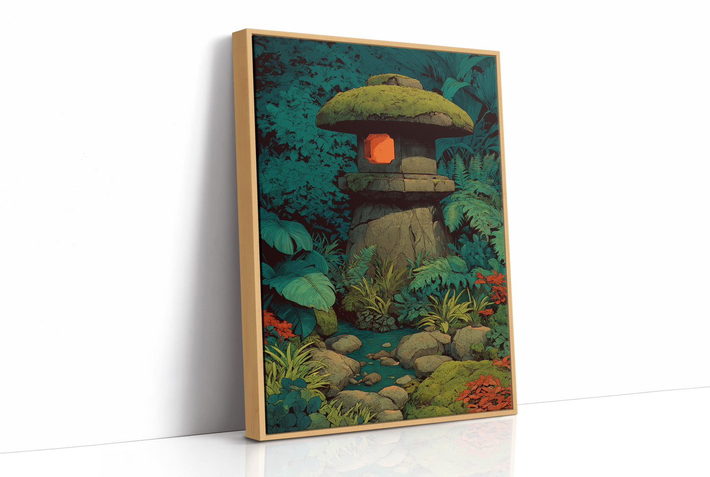 Lantern by the Stream