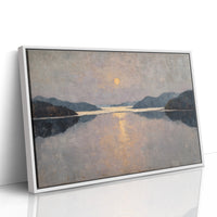 Moonlight Traces The Lake's Memory