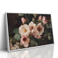 Blush Petals Dance In Lamplight