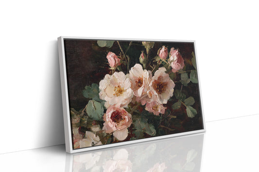 Blush Petals Dance In Lamplight