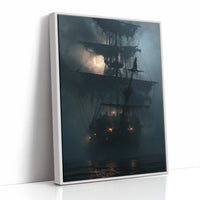 Shipshape It Is Not, print in a white frame