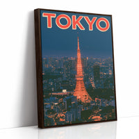 Tokyo Tower Twilight Skyline