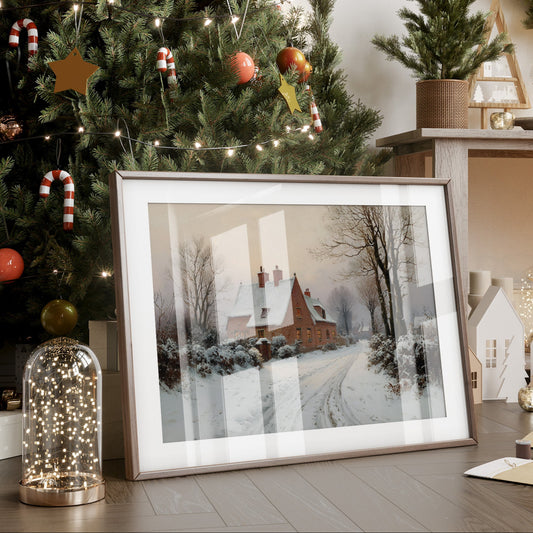 Brick Cottage Awaits Winter Stories