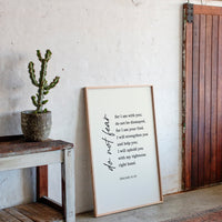 Do Not Fear Isaiah 41 Bible Verse Print