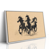 Wild Horses Dance In Ink