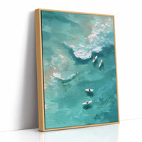 Four Boards Waiting for a Wave
