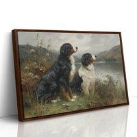 Two Dogs Watching the Same Horizon