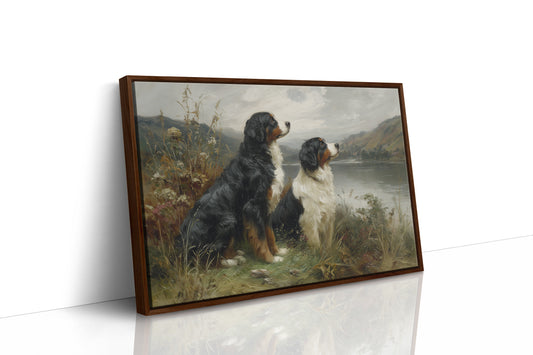 Two Dogs Watching the Same Horizon