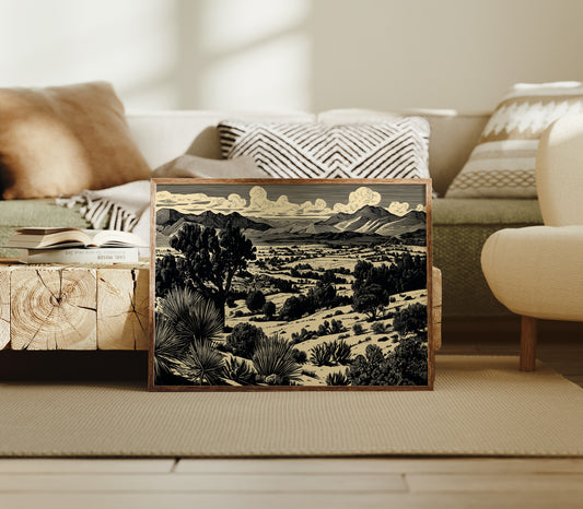 Desert Plains Dance With Mountains