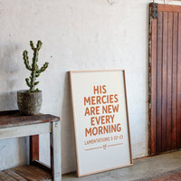 New Every Morning Scripture Print