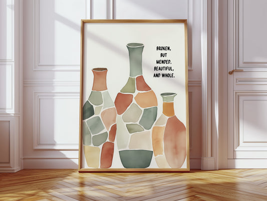 Broken But Mended Pottery Art