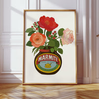 Roses in a Marmite Jar