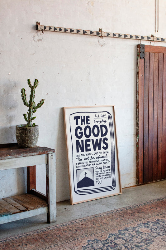 The Good News Everyday Scripture Print