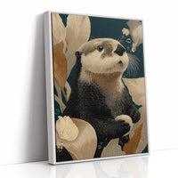 Sea Otter Among the Kelp