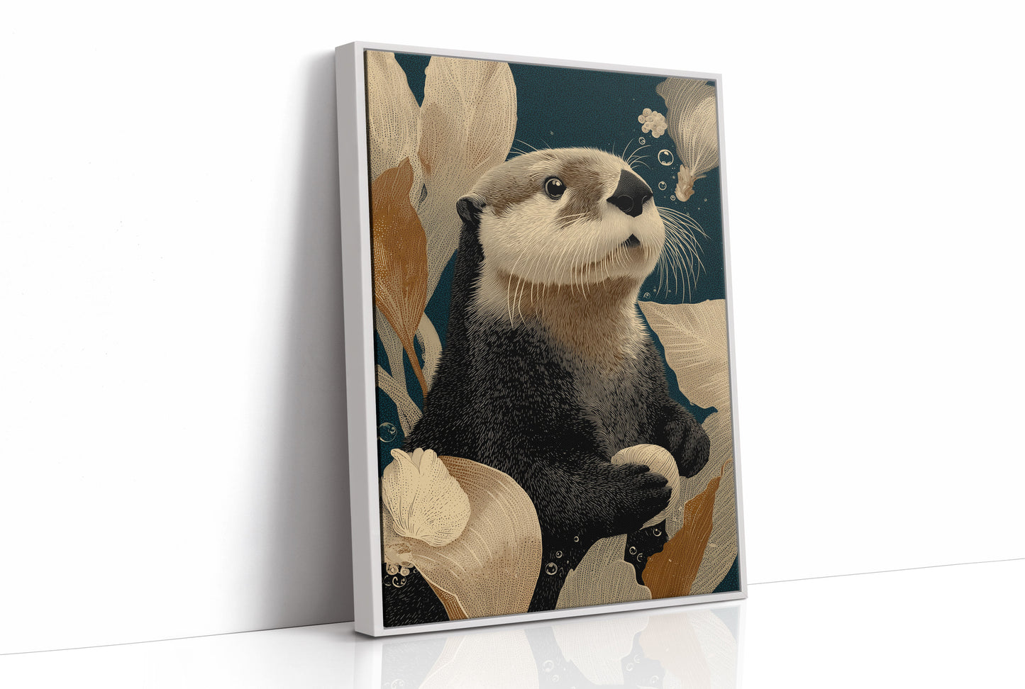 Sea Otter Among the Kelp