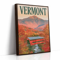 Vermont Covered Bridge Autumn